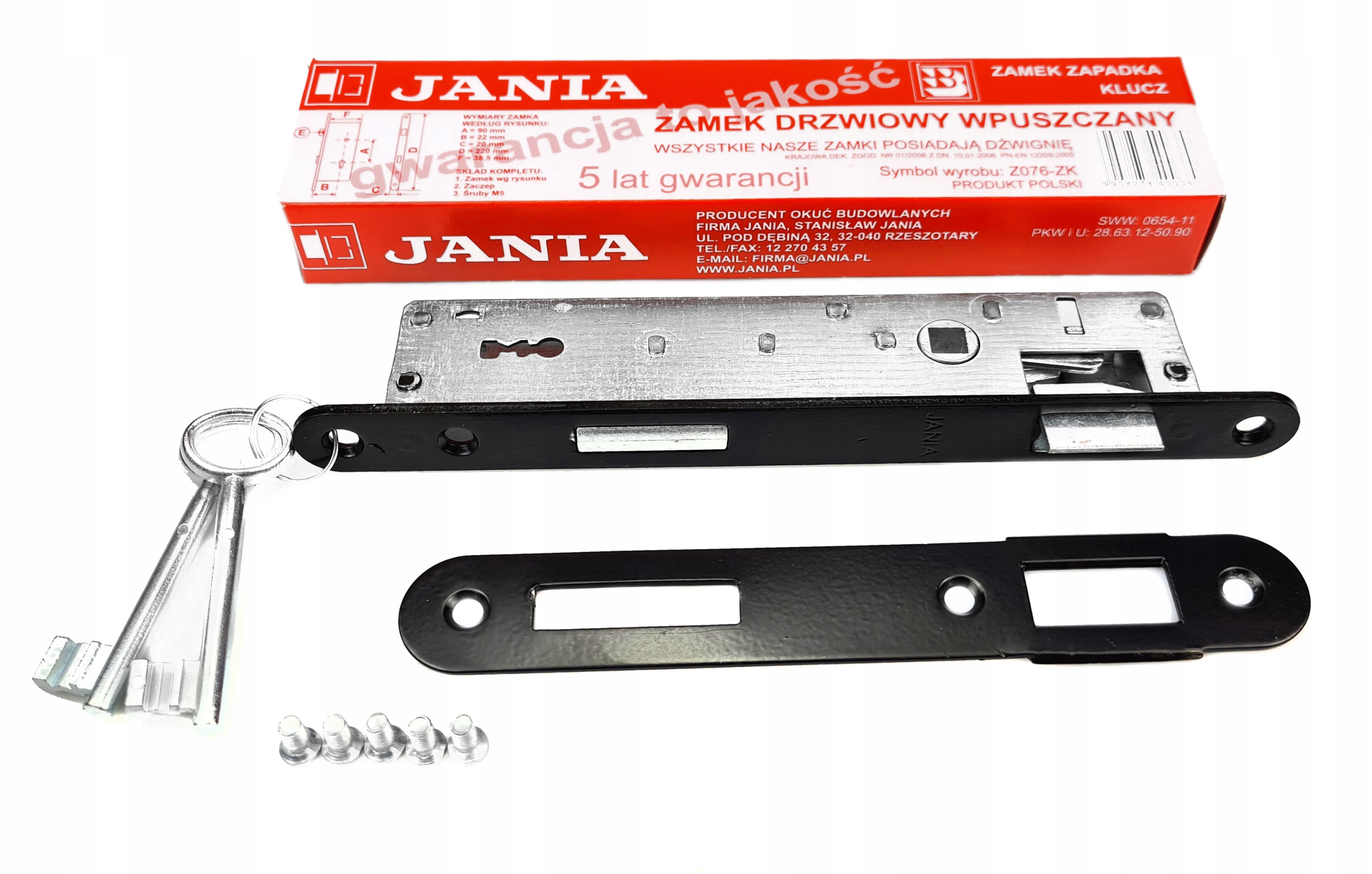 

Zamek Wąski Jania Zapadka Klucz 90/22 (Z076)
