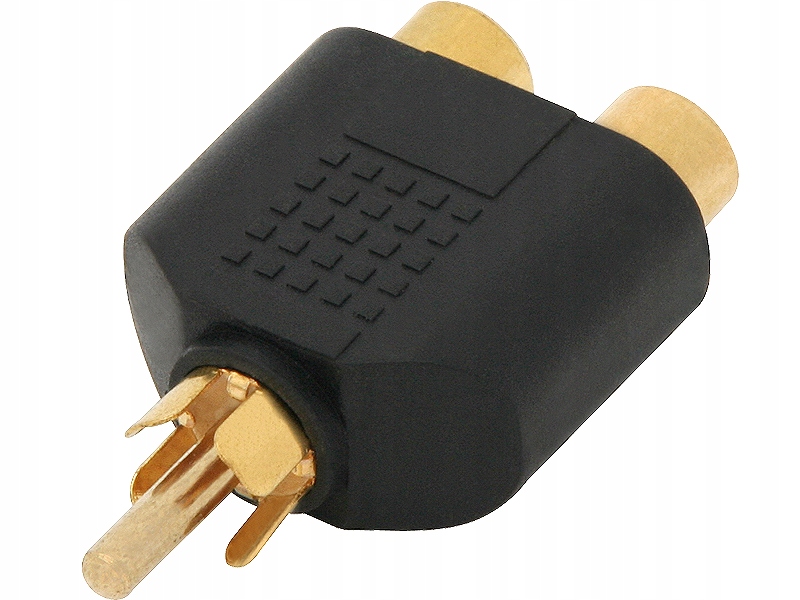 

Rozgałęźnik przejściówka wtyk Rca 2RCA czincz 2x