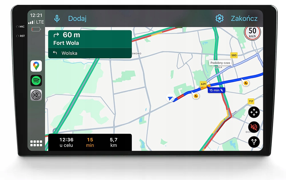 Citroen C5 Rádio Navigace Android Carplay DUDU5 8+128 2K