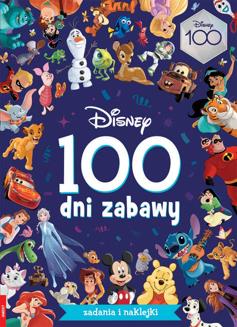 

Disney 100 Dni Zabawy Zadania Naklejki Kolorowanka