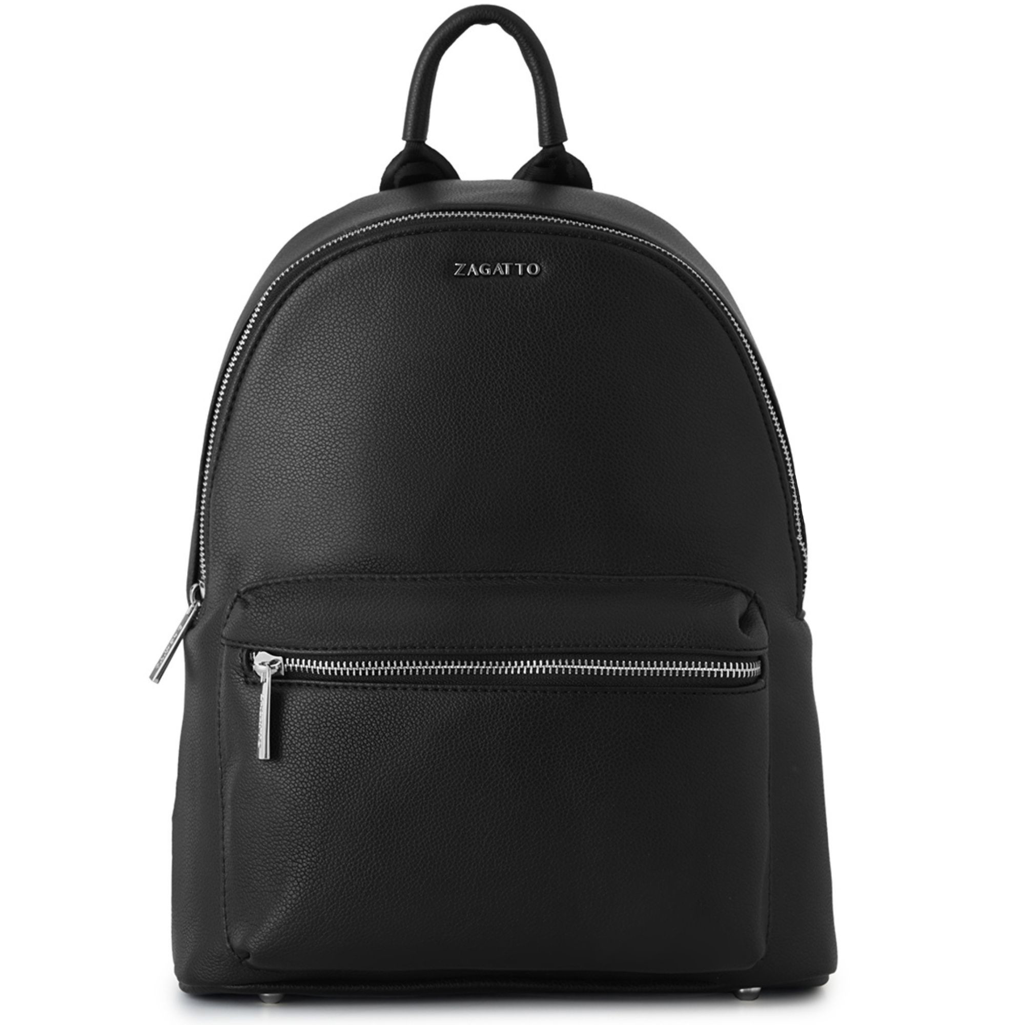 Batoh z městské ekokůže, elegantní černá eko kůže Zagatto