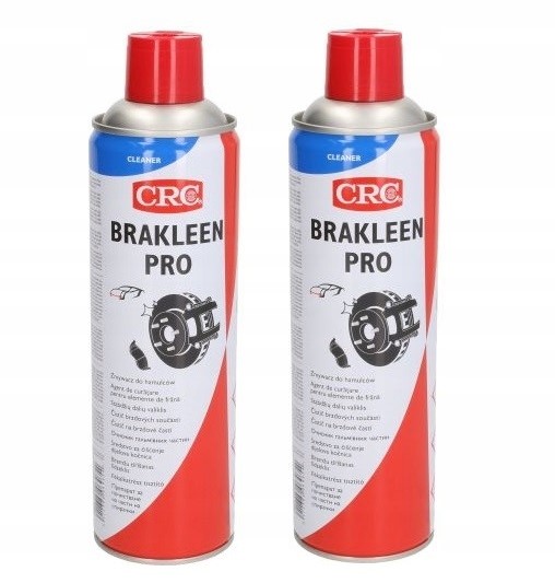 2x Crc Brakleen Pro Zmywacz Do Tarcz Hamulców 500ML