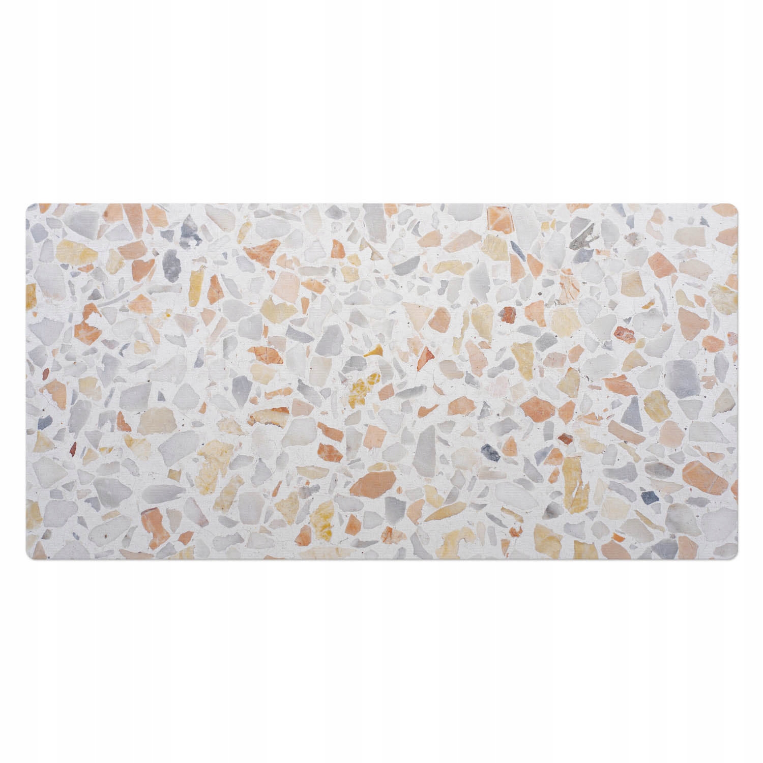 Protiskluzová vinylová dekorativní podložka Vzor mozaiky z kamenů 100 x 50 cm