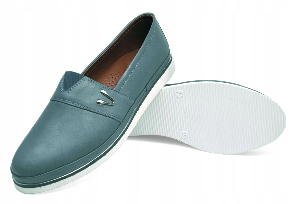 Kožené Lodičky Izzi Na Nízkém Podpatku, Velikost 38