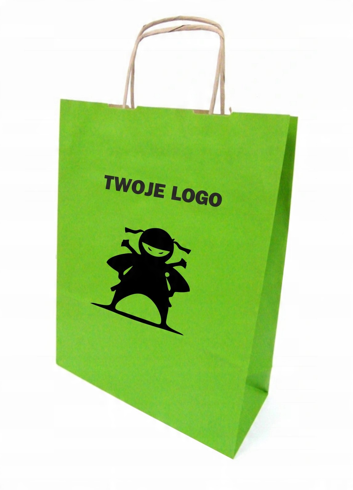 

Torba Papierowa Z Nadrukiem Kolor 24x10x32 200 Szt