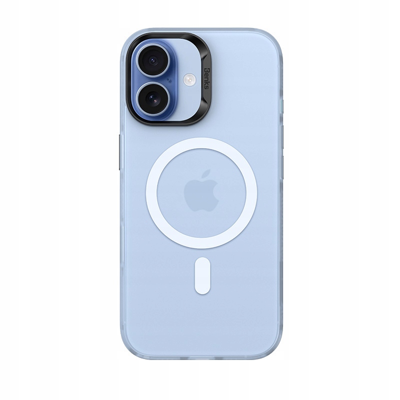 Etui do iPhone 17 Benks MagSafe Lucid Armor Camera Control Button niebieski