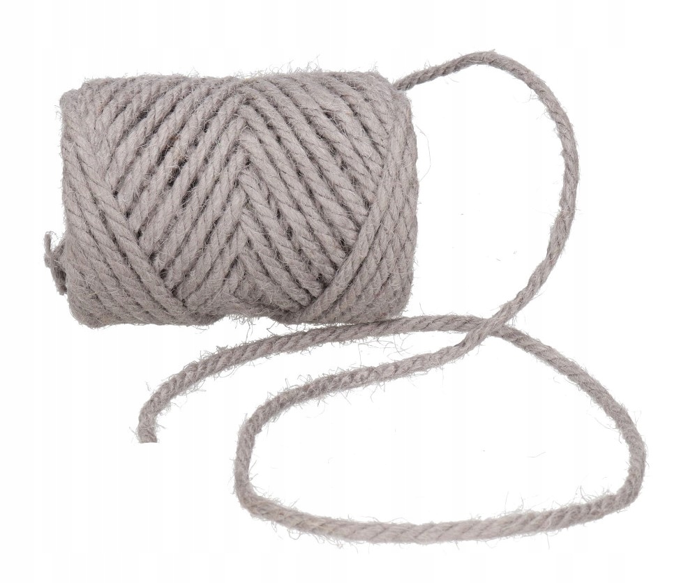 Sznurek Jutowy Sznurki Jutowe 23M 200G 4MM