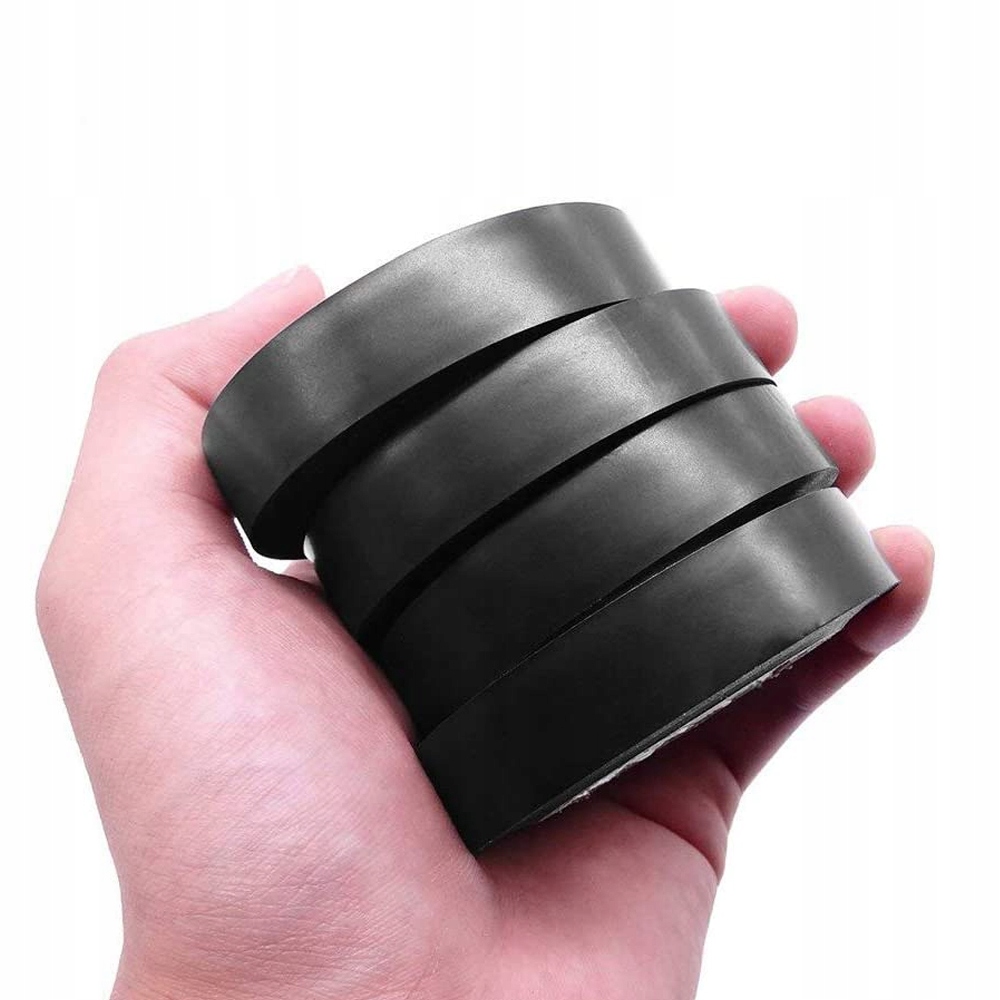 10x MOCNA TAŚMA IZOLACYJNA PCV CZARNA SAMOPRZYLEPNA WODOODPORNA 16mm 10m Marka inna