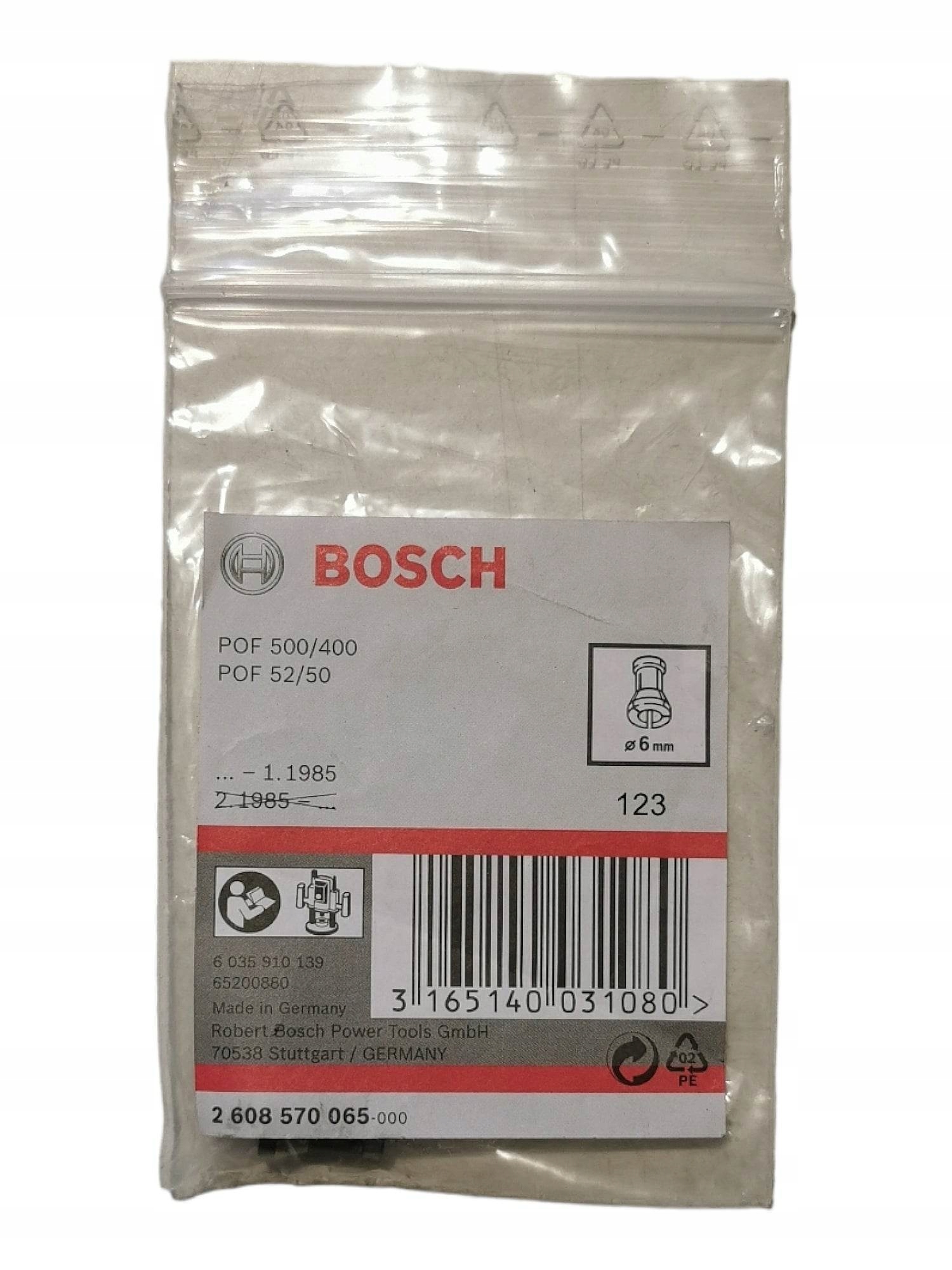 

Bosch Tuleja zaciskowa 6 mm do Pof 500/400; 52/50