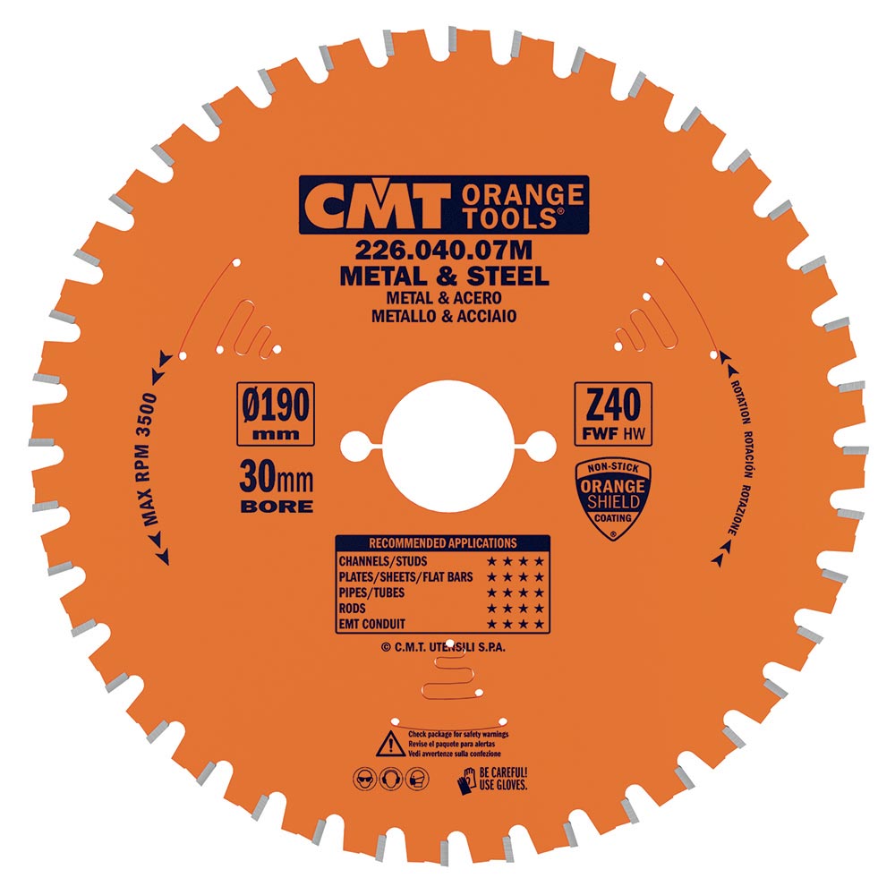 Kotouč na řezání oceli za sucha 184 x 15,87 mm z 48 0° Cmt