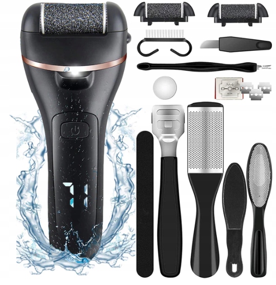 Elektryczny Pilnik Stóp Pięt Frezarka Skrobak Tarka Pilarka Zestaw