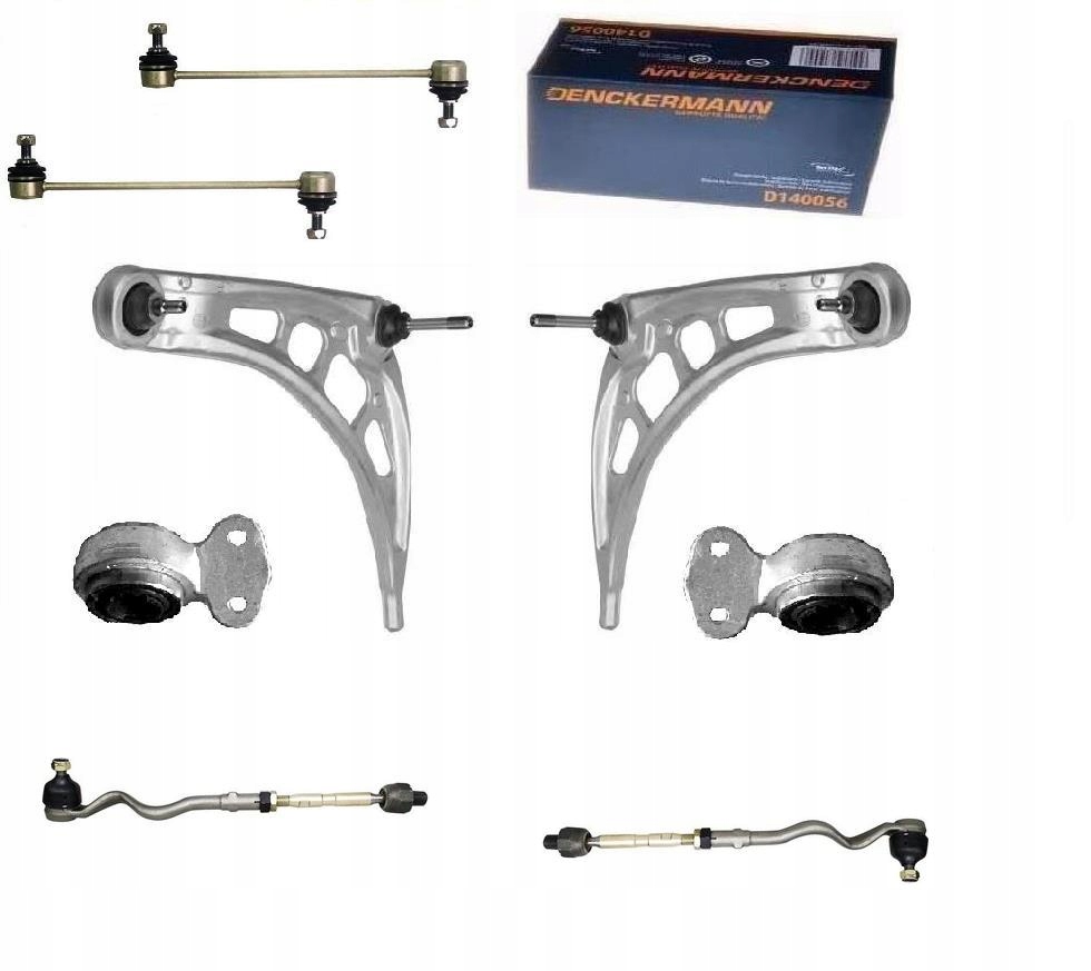 Rameno Ramena Pouzdra Tyče Bmw 3 E46 Přední 10 Ks