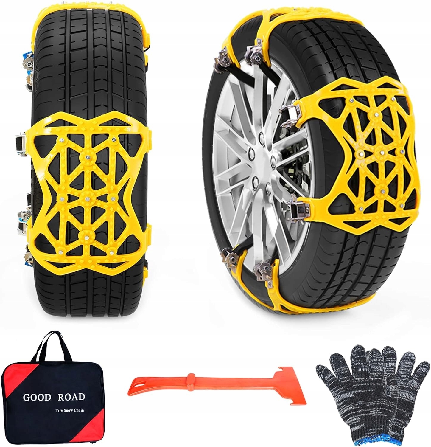 Łańcuchy śniegowe 6 szt 165-265 mm Producent Inny