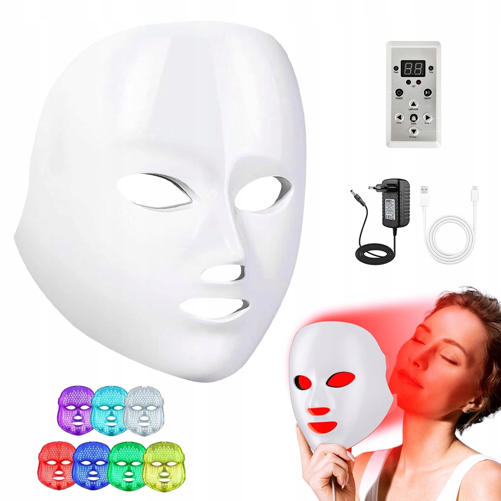 Led Maska 120 Diod Na Obličej, Zdraví A Krása, 7 Barev