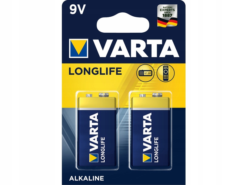

Bateria Varta Longlife 6LR6/9V 2SZT