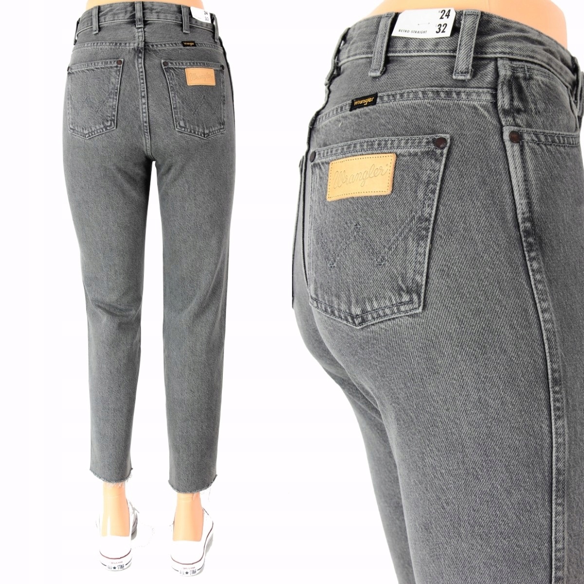 

Wrangler Retro Straight Jeansy Boyfriend _ W29 L30