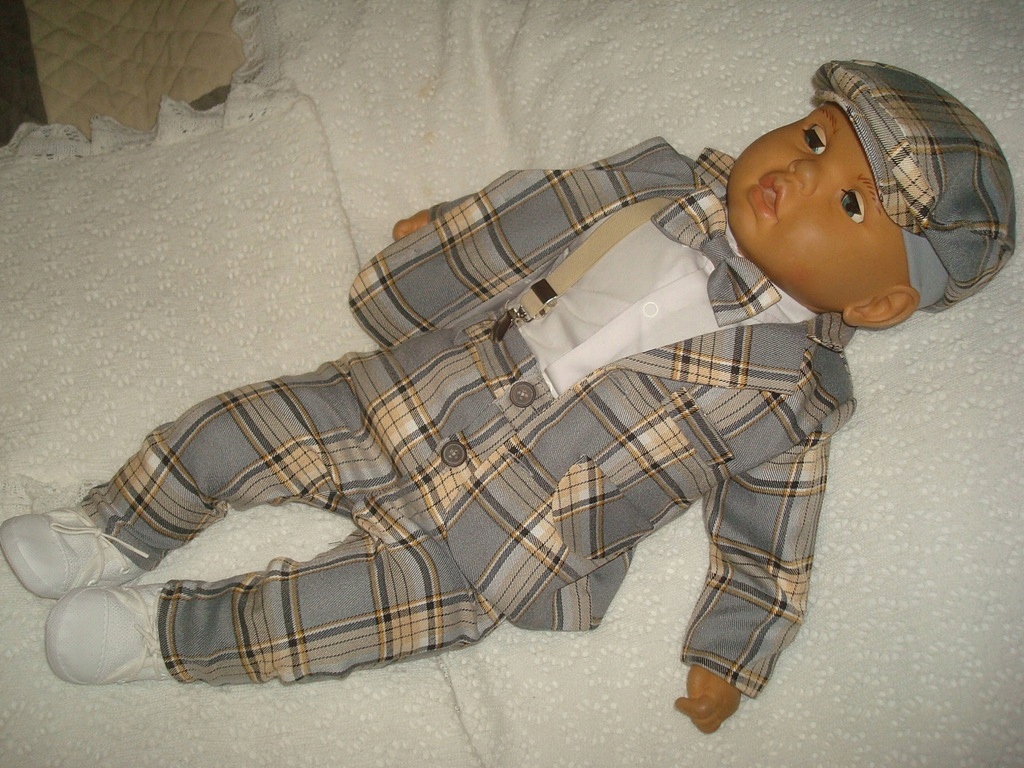 MARYNARKA KOMPLET UBRANKO/CHRZTU/WESELE/68 INNE Rozmiar 68