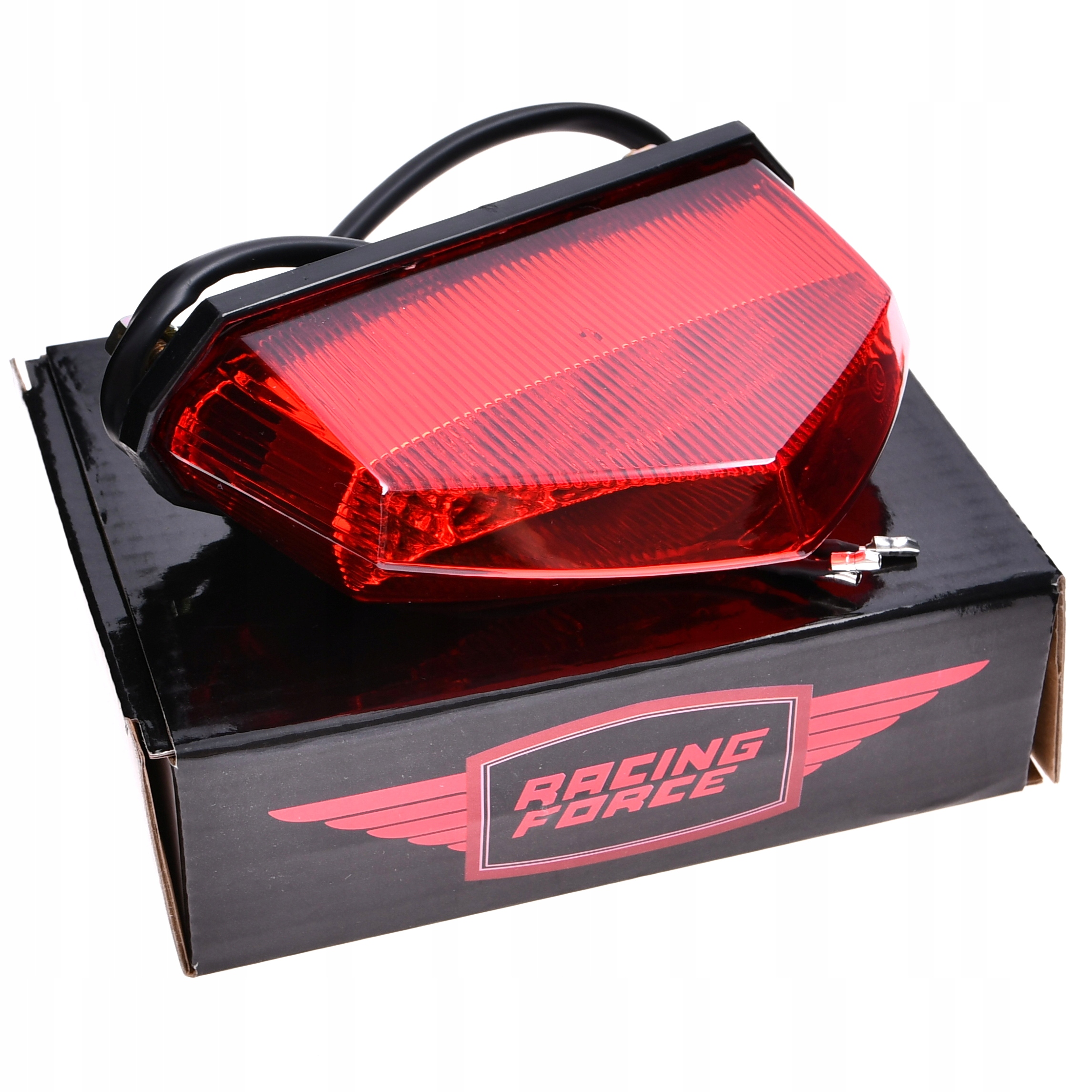 Uniwersalna lampa tylna Led Homologacja E4 Stop Moto Quad Czerwona