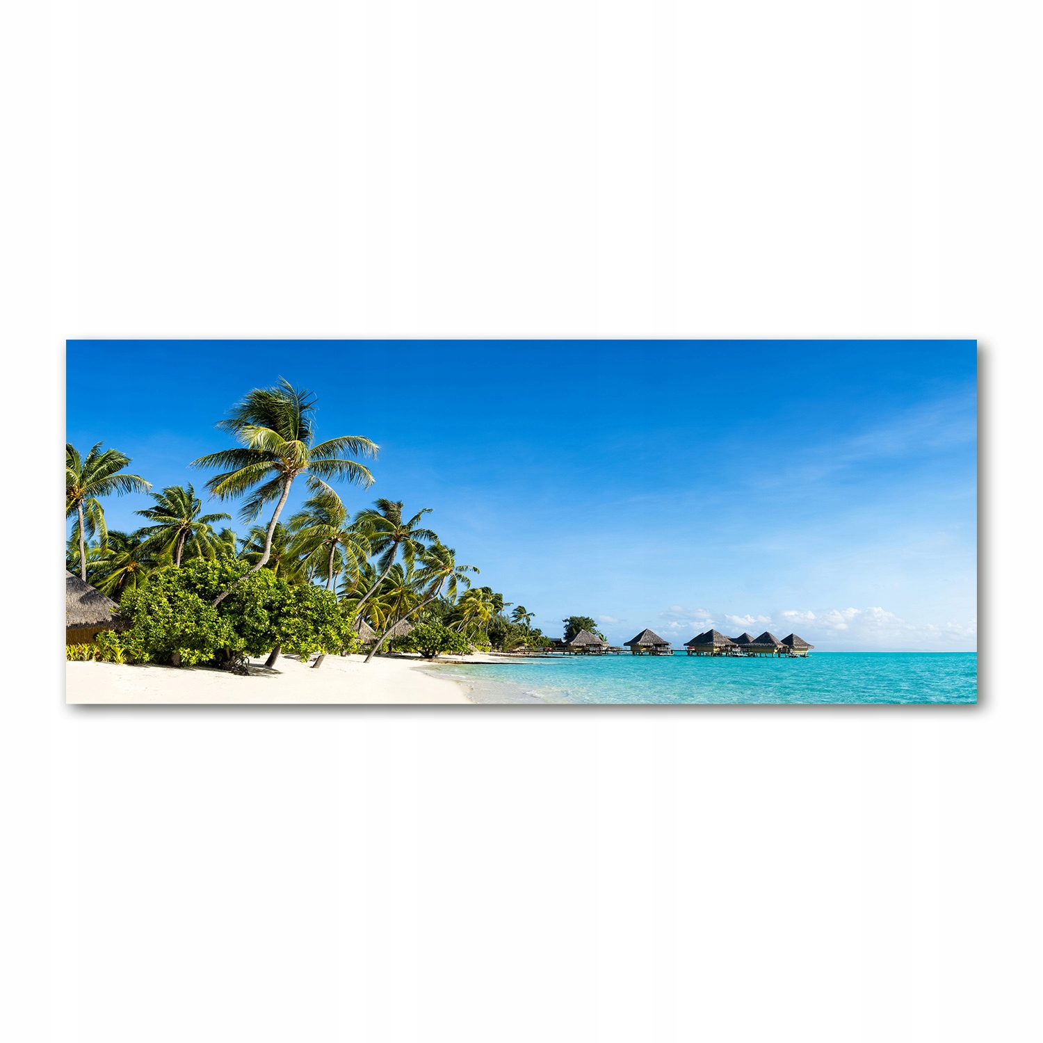 

Foto obraz szkło akryl Plaża na Karaibach 125x50cm