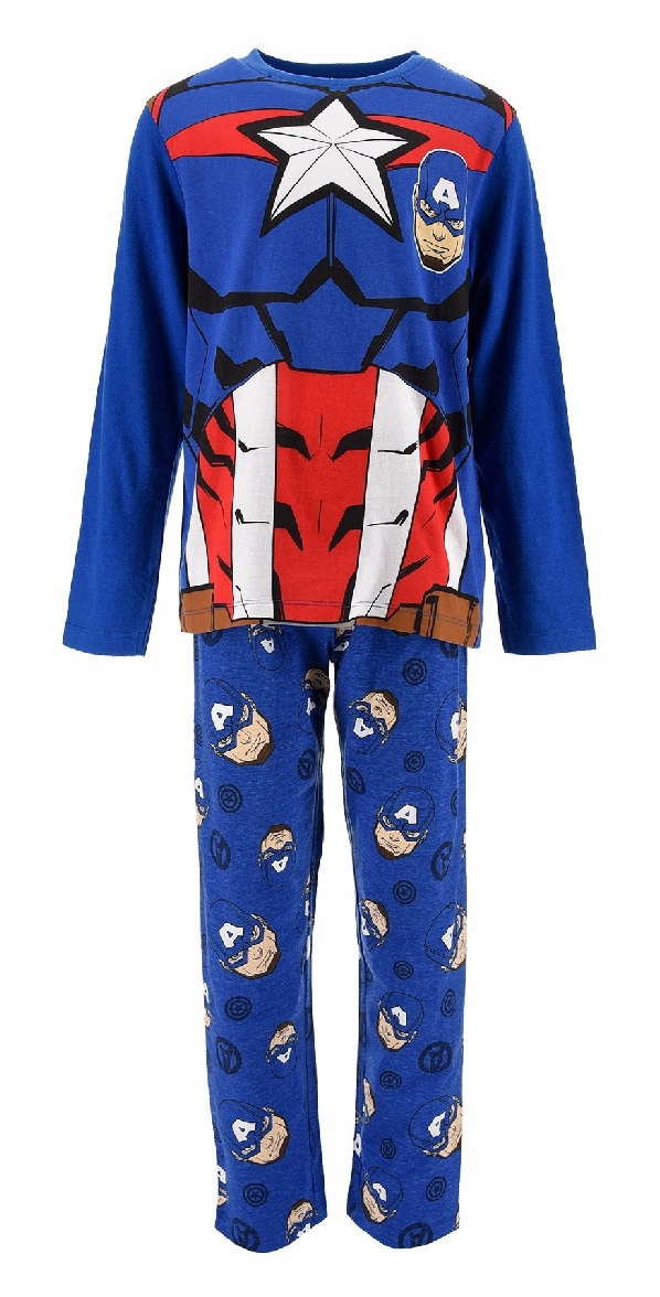 

Niebieska piżama chłopięca Kapitan Ameryka 104