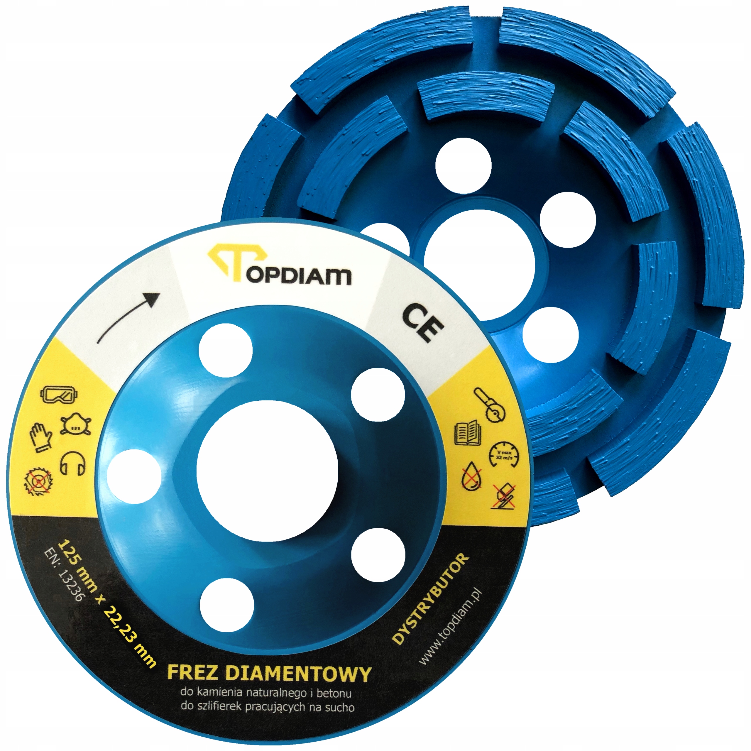 

Topdiam Ce Tarcza do szlifowania betonu 125 mm
