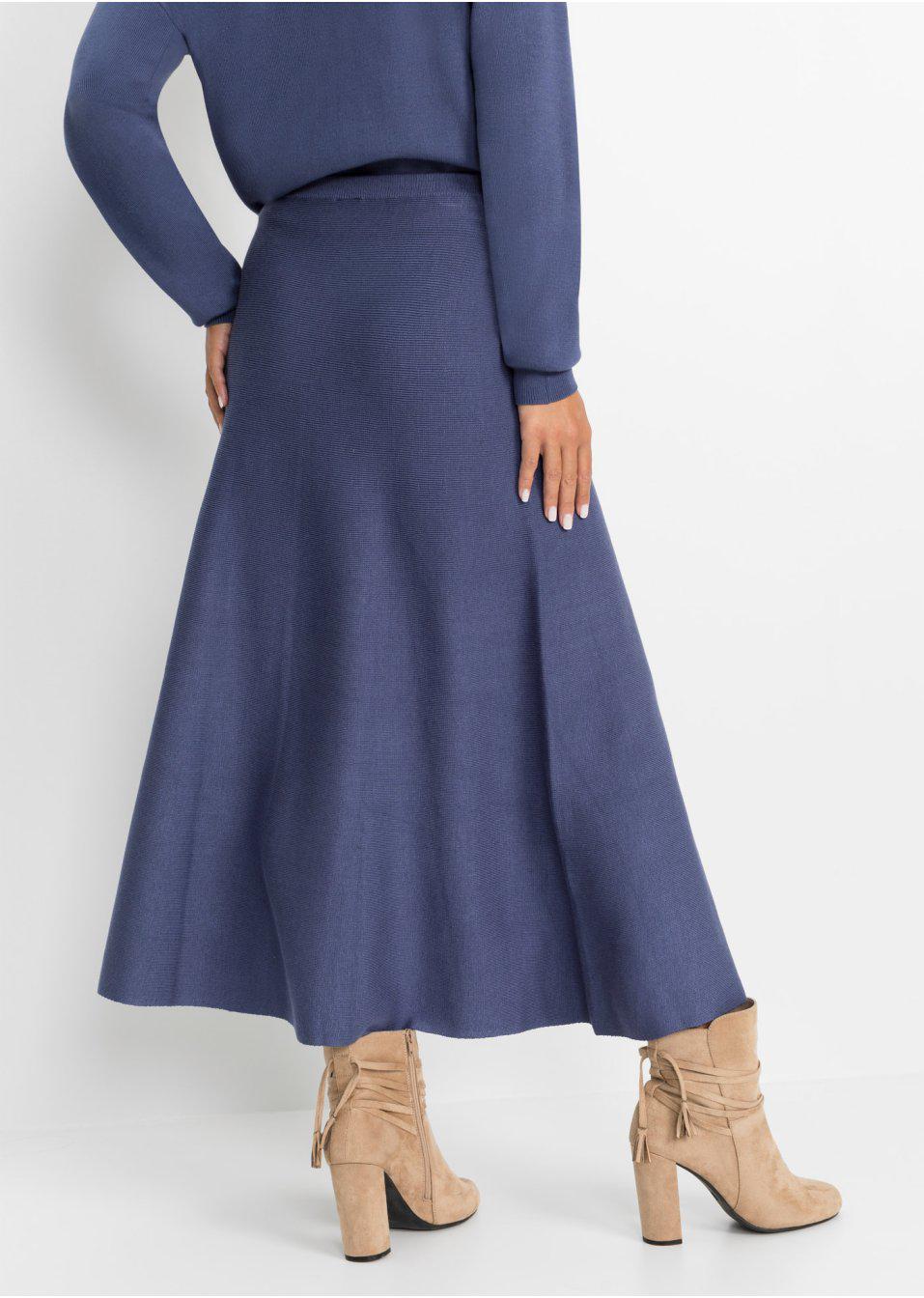 Bonprix SPÓDNICA DAMSKA 40 Wzór dominujący bez wzoru