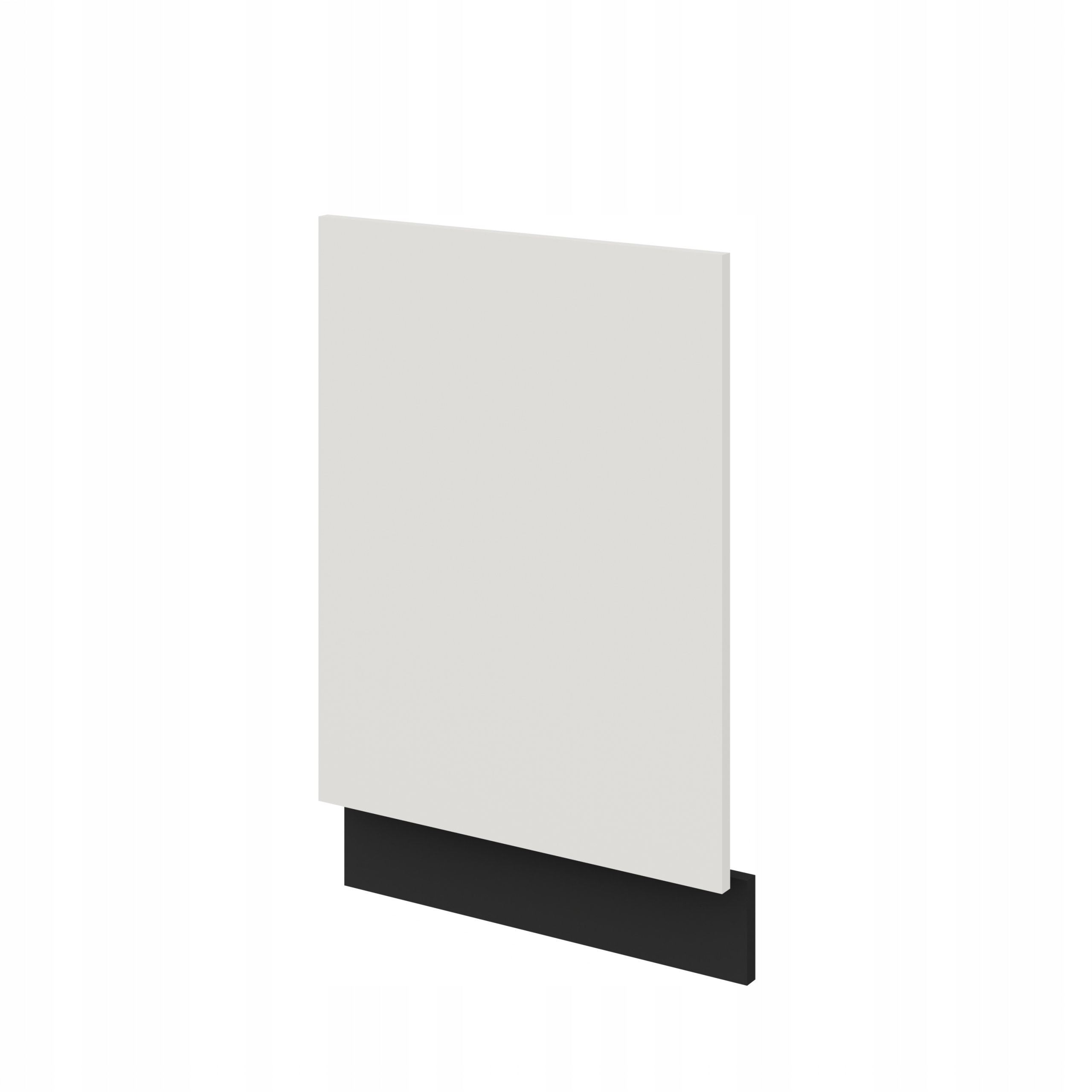Přední část pro vestavnou myčku Bílá matná 45, panel pro vestavbu 570 x 446 mm