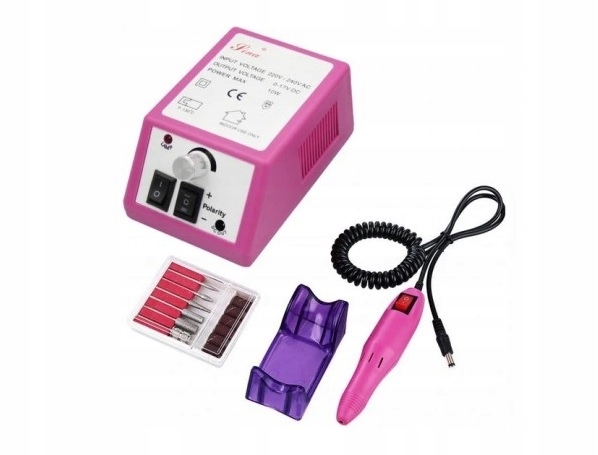 FREZARKA DO PAZNOKCI MANICURE PEDICURE +FREZY 10W