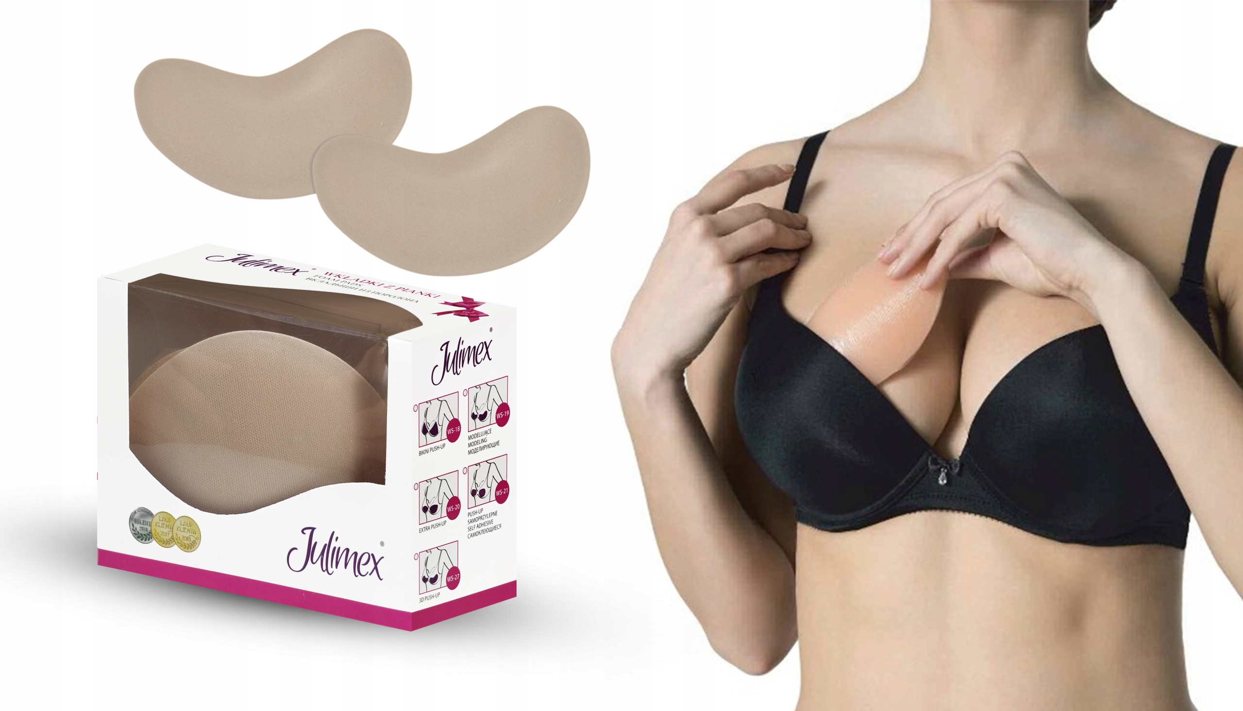 

Julimex Wkładki Modelujące Piankowe (WS-19) Beżowe