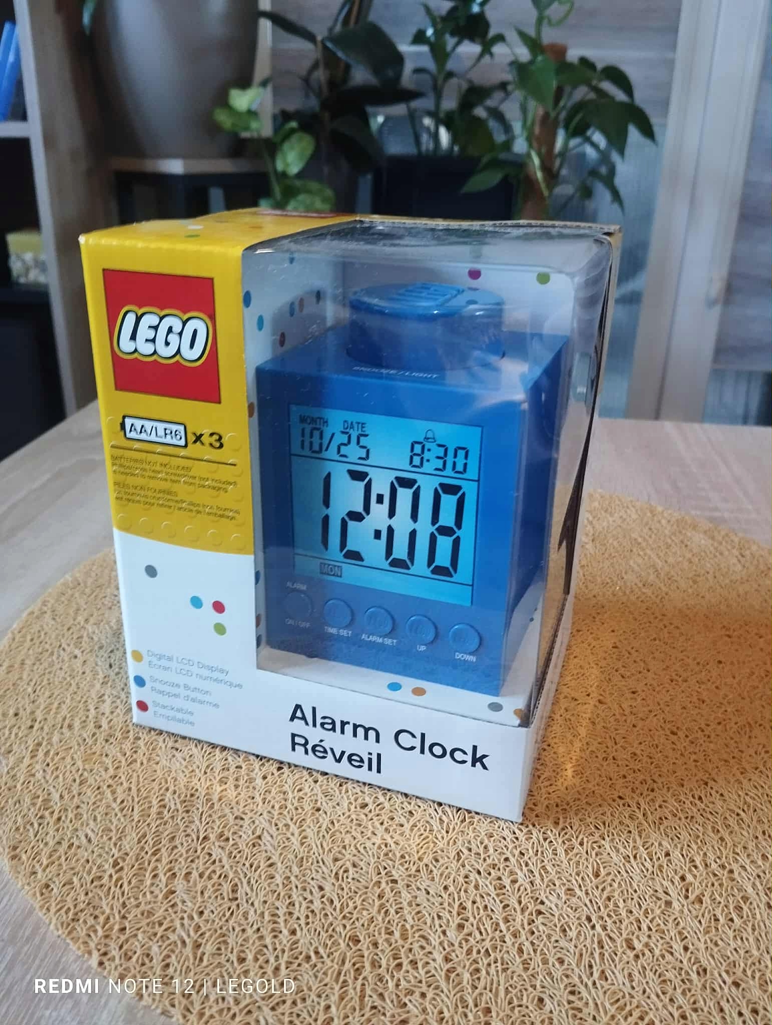 Lego LG11051 Hodinky Brick 1X1 Nová Unikát Modrá Kostka Z Roku 2010