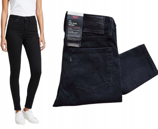 Levi's 721 High-Rise Skinny dámské džíny úzké nohavice W27 L30 27/30 Premium