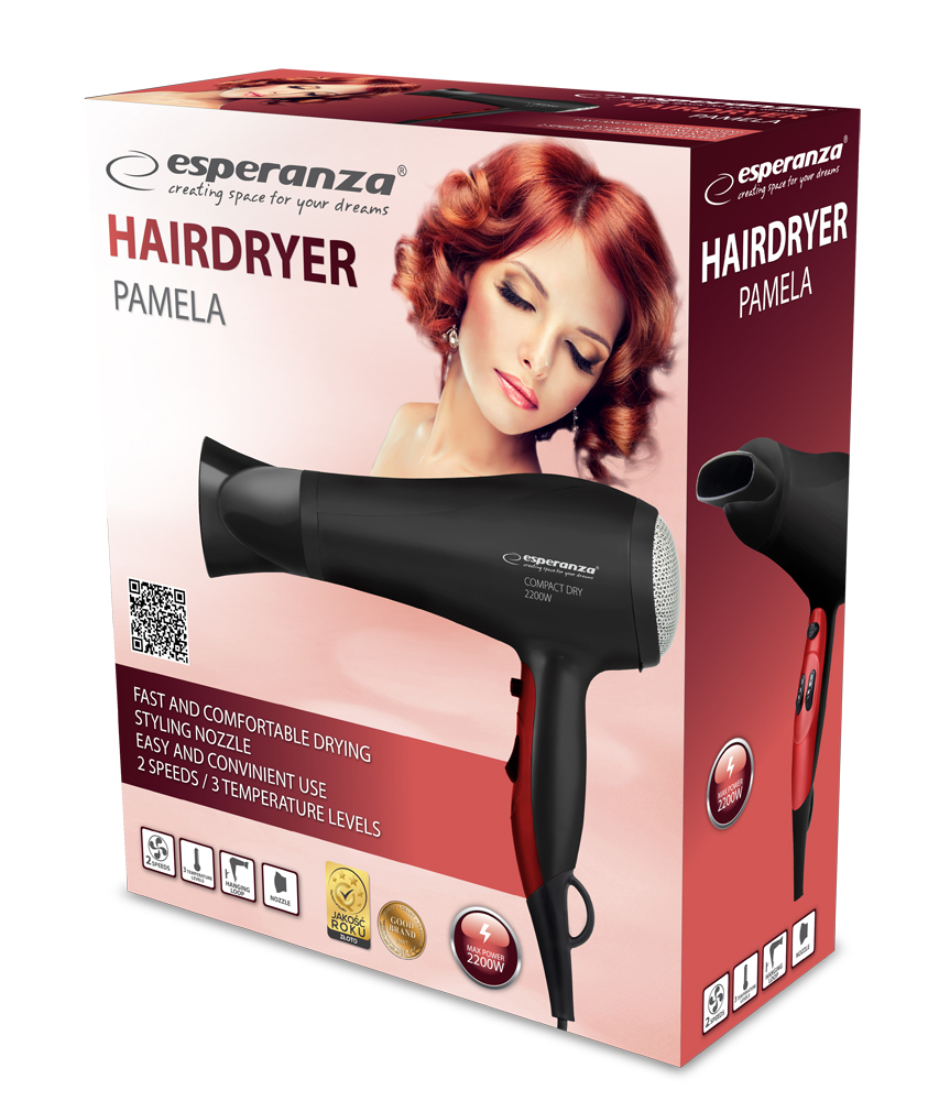 

Suszarka Do Włosów Pamela Esperanza 2200W