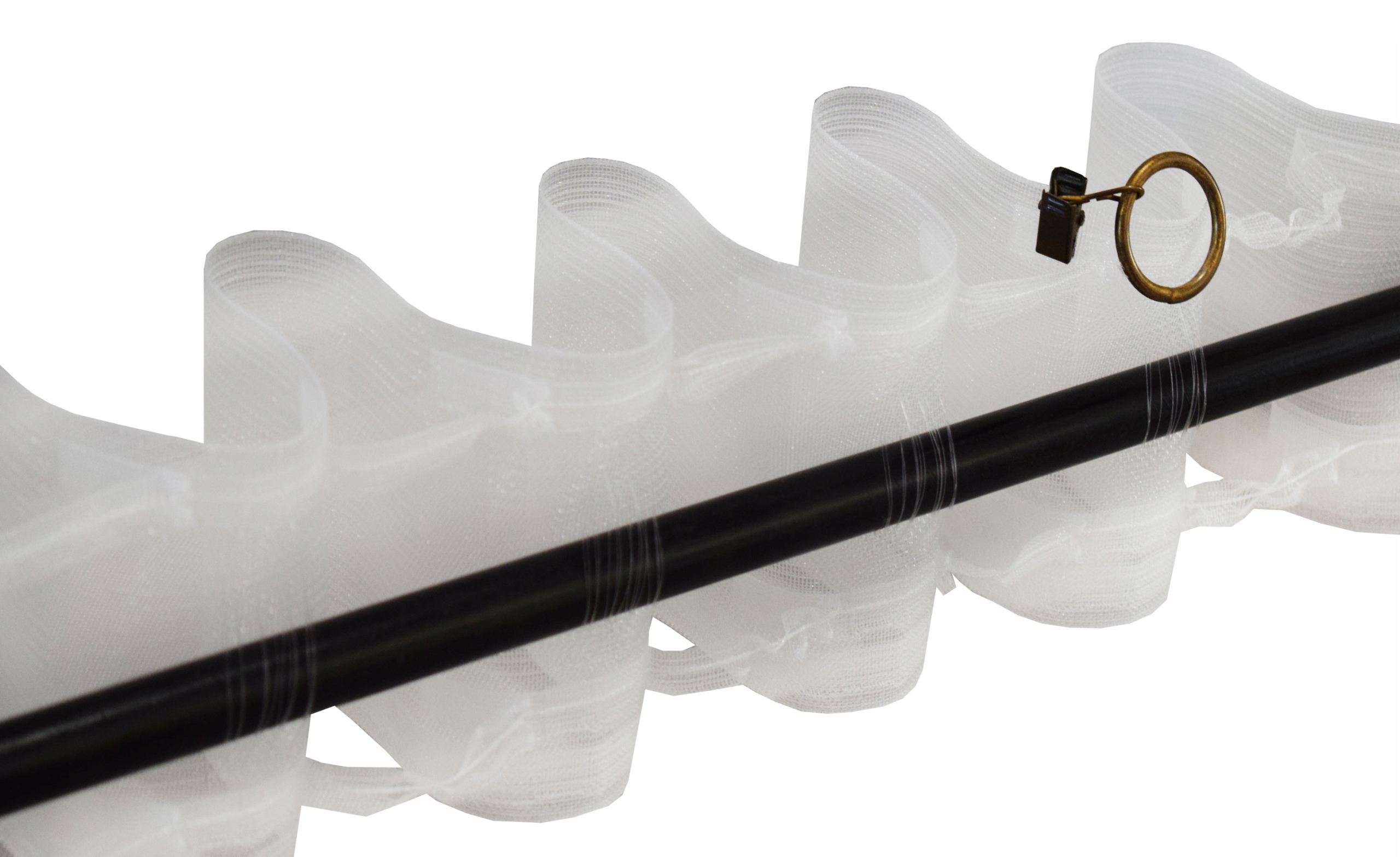 TAŚMA marszcząca 10cm transparentna system WAVE