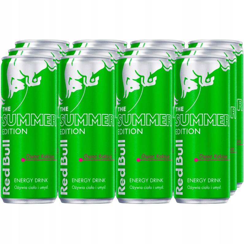 Red Bull Energetický nápoj Zelený kaktus 12x250 ml