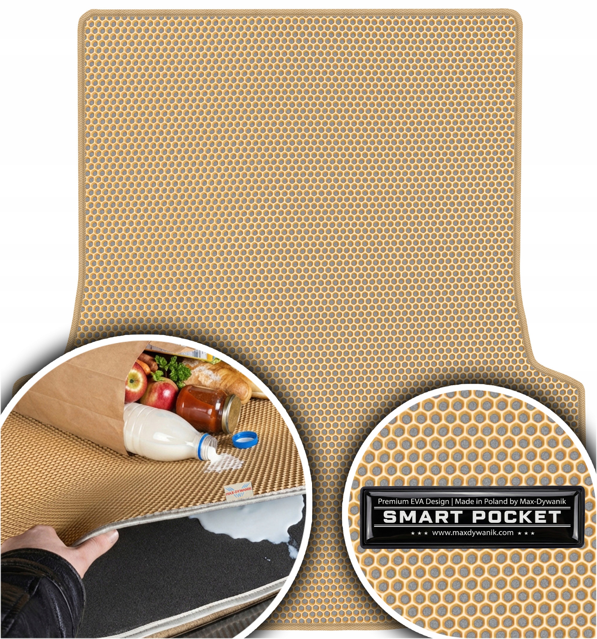 Bmw 3 E92 Coupe 2006-2012 Vložka do batožinového priestoru Eva Smart Pocket Béžová