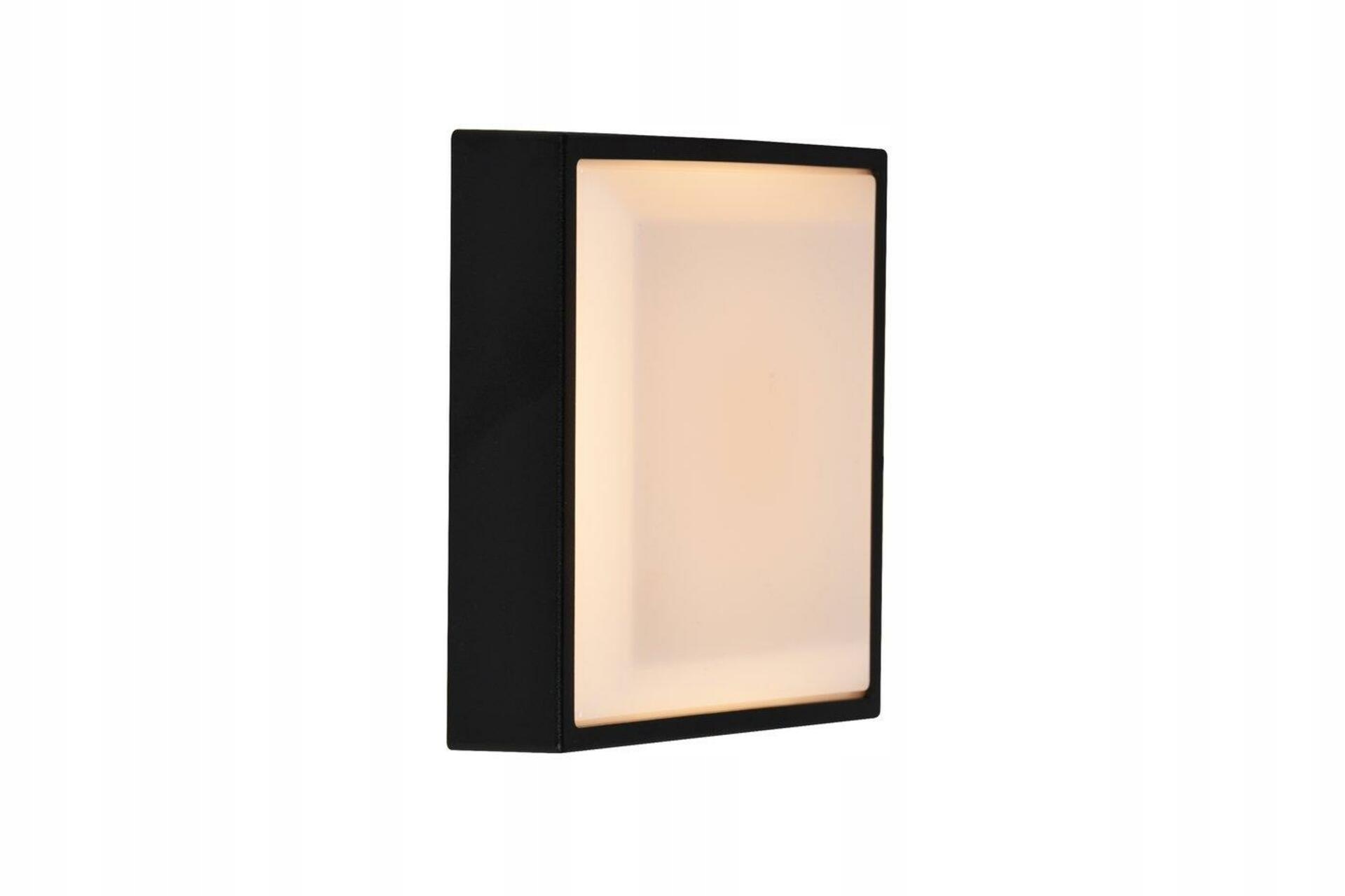 Nordlux Oliver vonkajšie nástenné Led svietidlo čierne, IP54, 17,5x17,5 cm