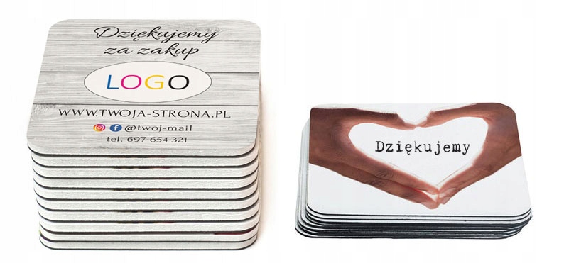 Firmowe magnesy Z LOGO Twój wzór 100 szt. w 2 DNI! Kod producenta 1