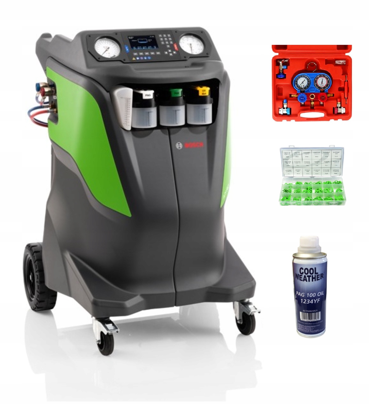 Станція кондиціонування повітря BOSCH R1234yF ACS663 ідент.