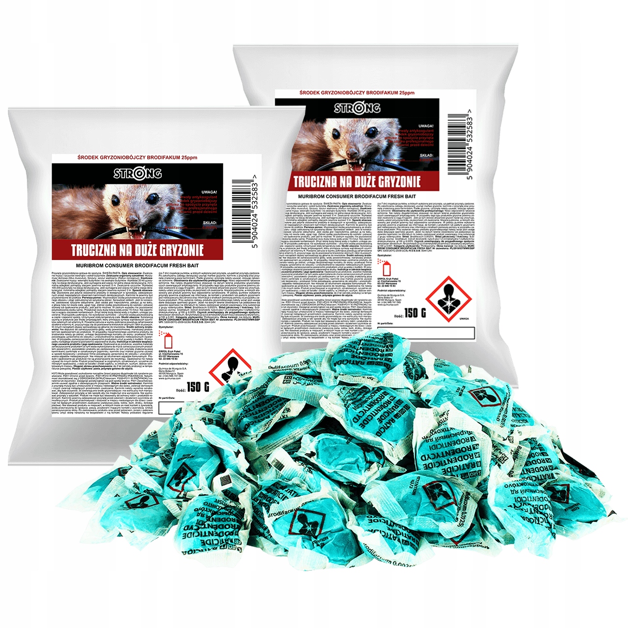 NAJMOCNIEJSZA TRUCIZNA NA DUŻE GRYZONIE STRONG Kod producenta 1737