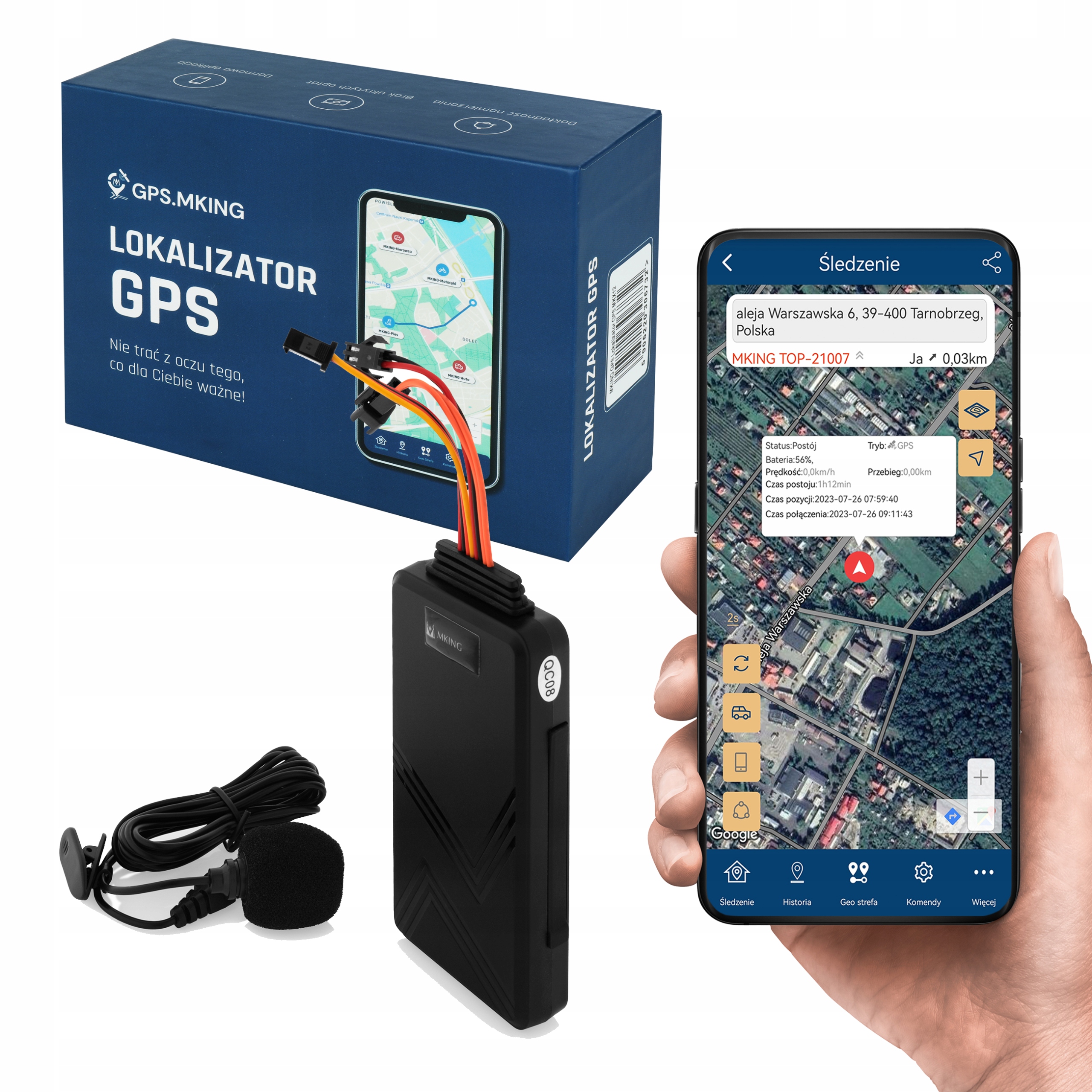 Lokalizator GPS PODSŁUCH ODCIĘCIE PALIWA POJAZDU