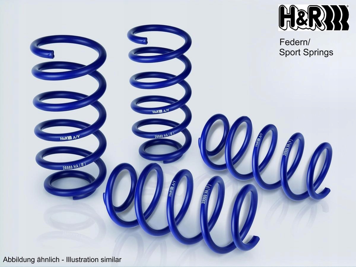 H&R 29055-1 комплект подвески, пружины