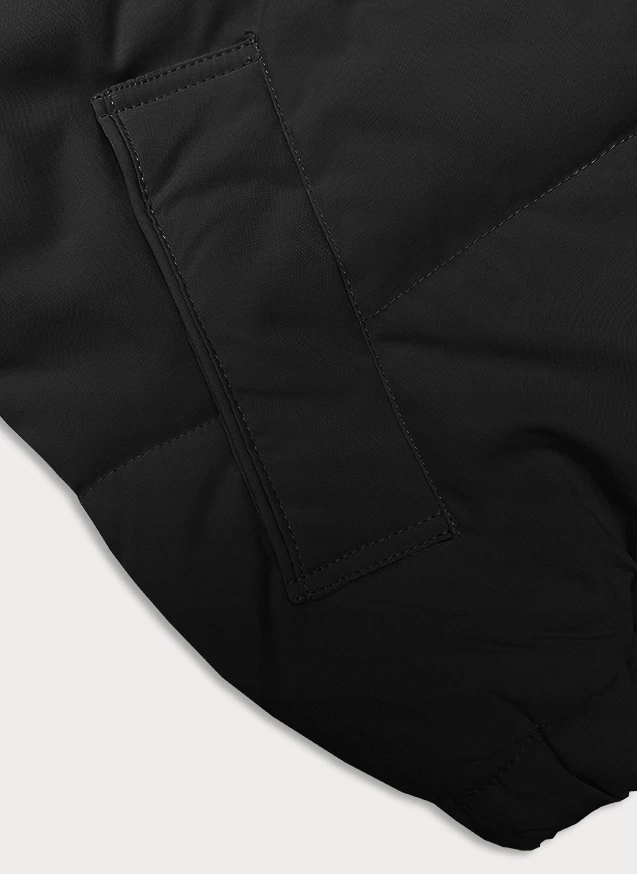 DAMSKA KURTKA KAPTUR 16M9088 CZARNA M (38) Rozmiar M