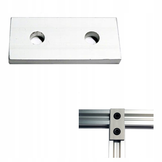 

Łącznik Prosty Płytka łączeniowa z 2 otworami