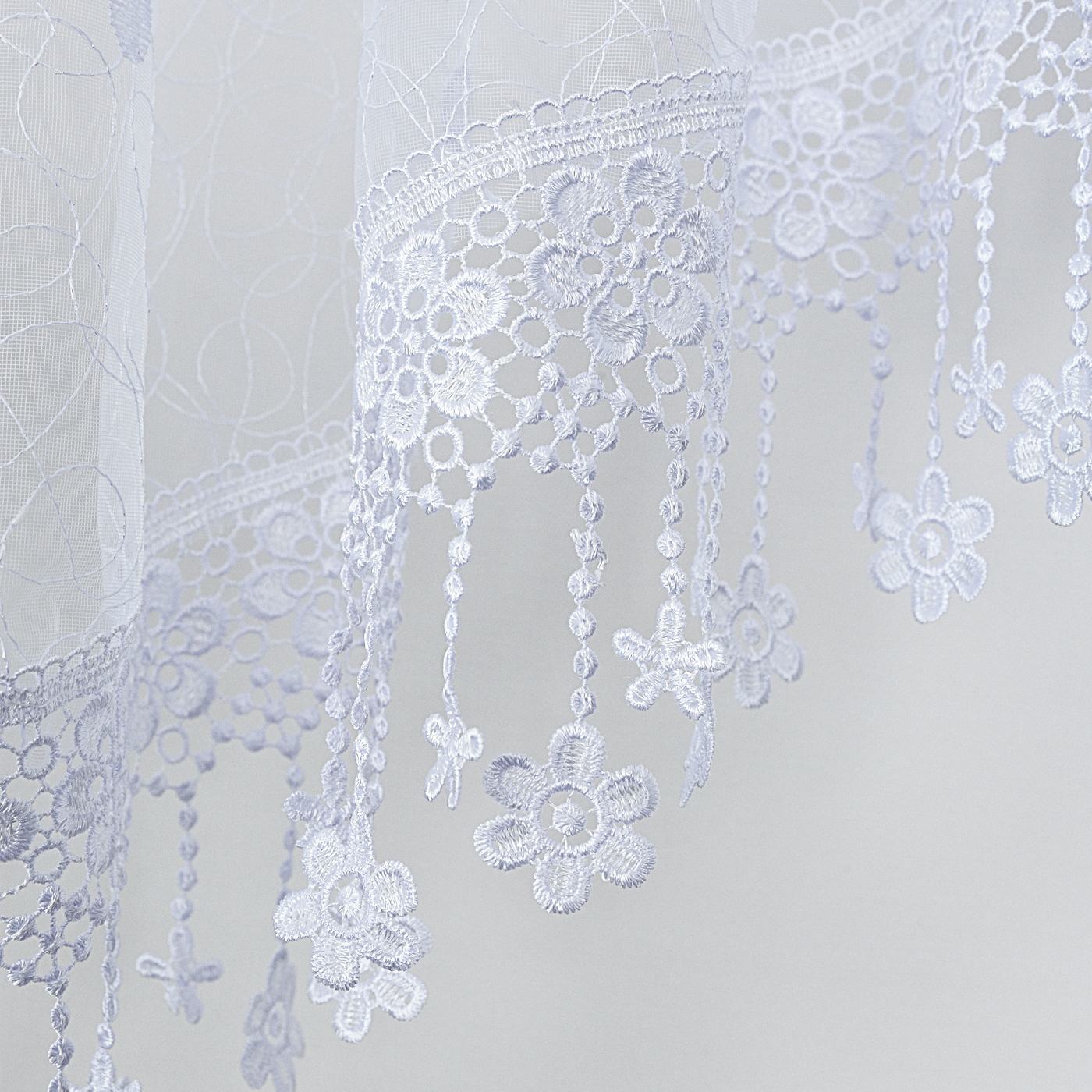 FIRANY GOTOWE na TAŚMIE z GIPIURA FIRANA ZAZDROSTKA do KUCHNI 200x80 cm Marka bez marki