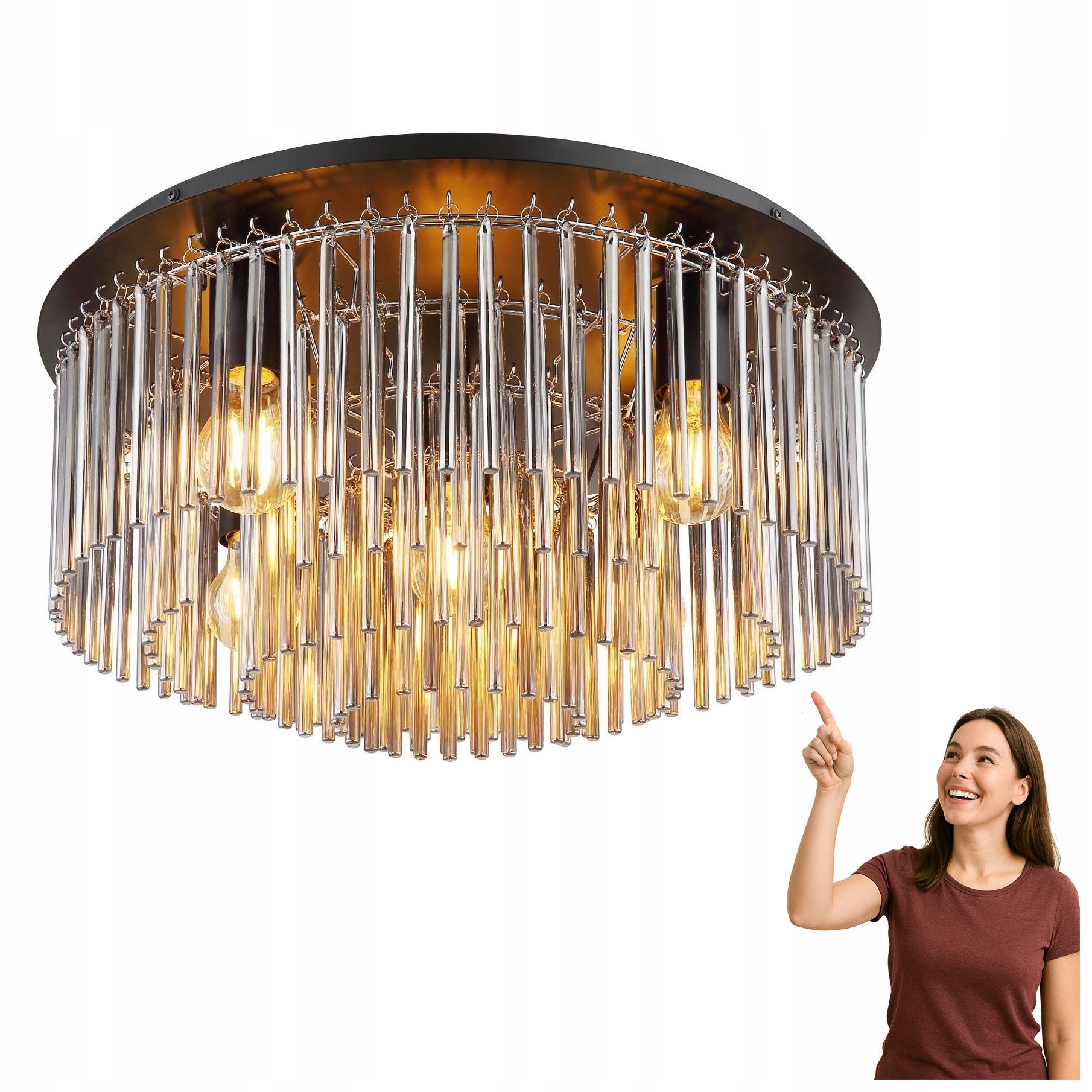 Stropná lampa Gorley 15698D1 Globo