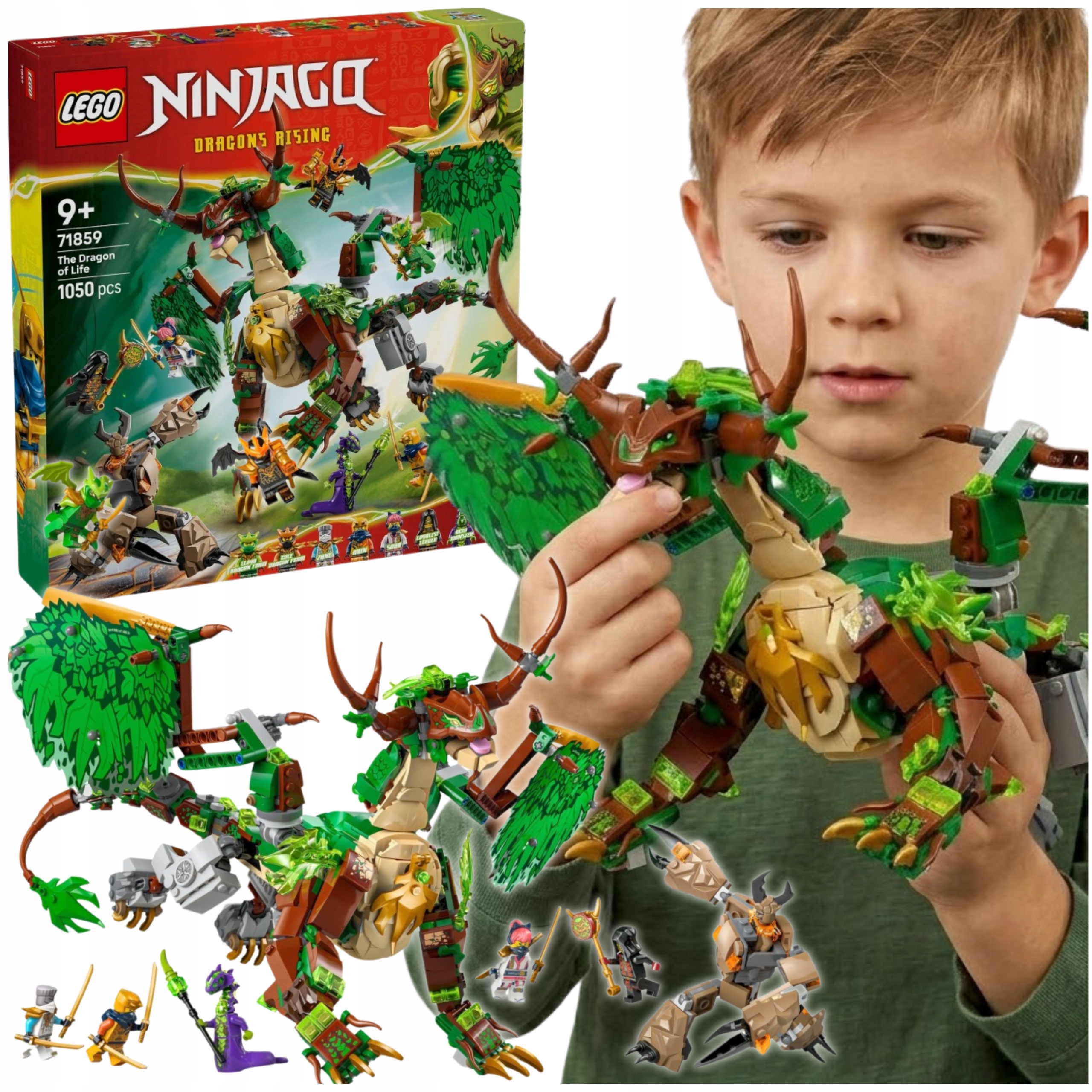 Lego Ninjago 71859 Drak života Velký Drak 1050 El Stavebnice 9+