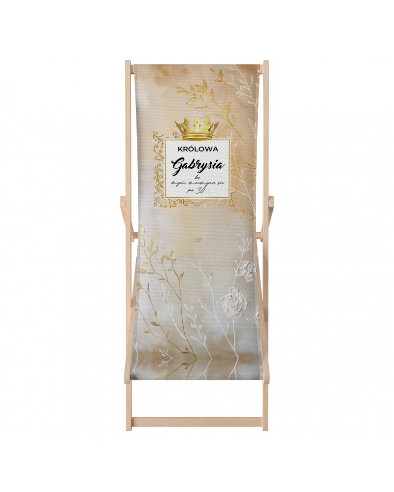 Lehátko dárek k narozeninám 18 20 30 40 50 let s jménem Královna, protože život...