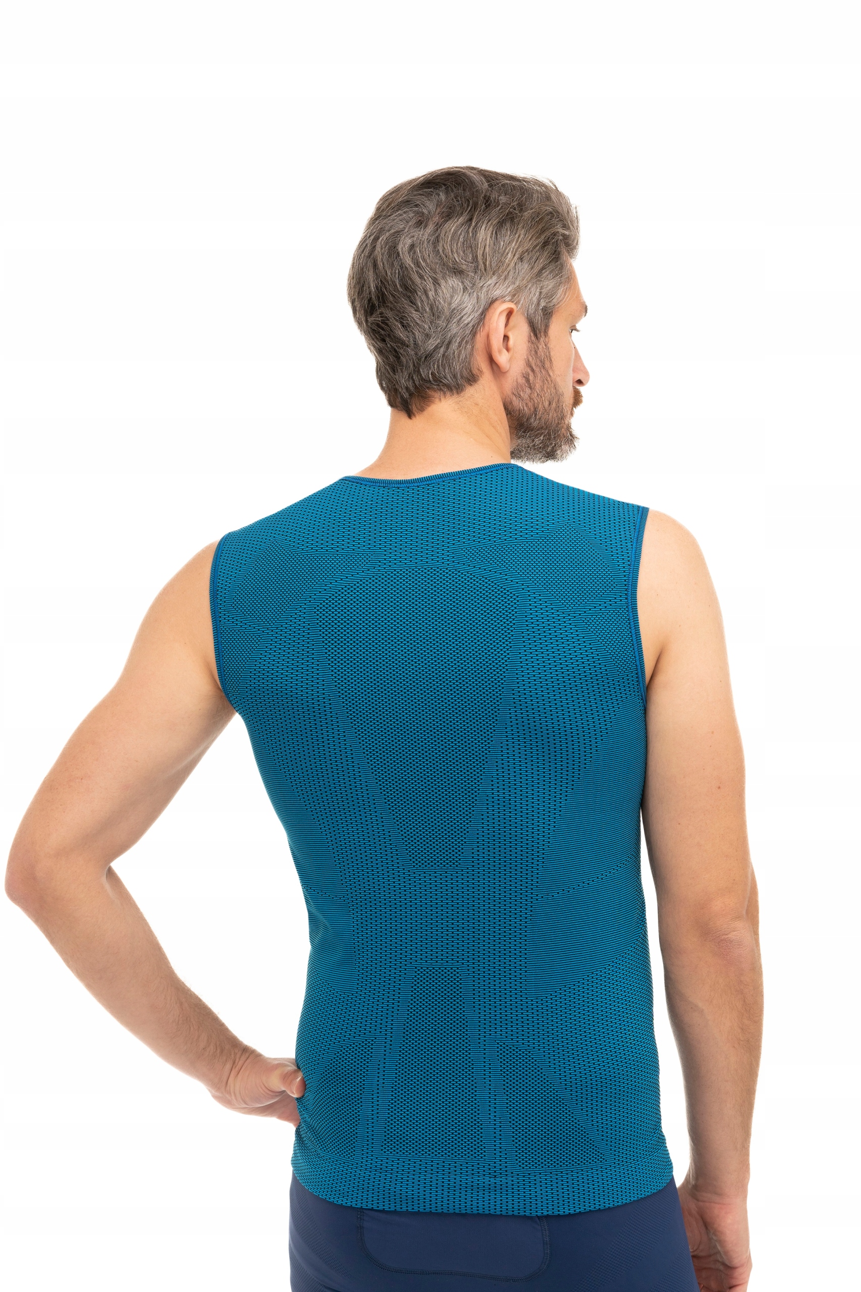 BRUBECK TERMOAKTYWNY BEZRĘKAWNIK DLA BIEGACZY -2XL Kolekcja ATHLETIC 3D PRO | odzież sportowa