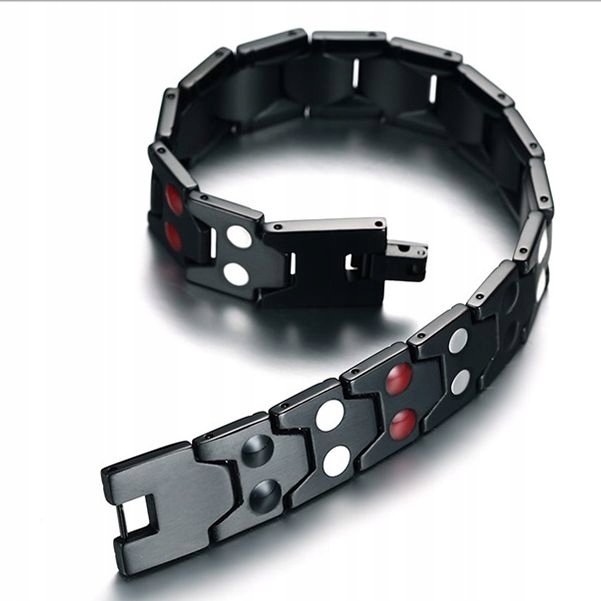 BRANSOLETA MAGNETYCZNA STAL 316L MAGNESY + DODATKI Materiał stal