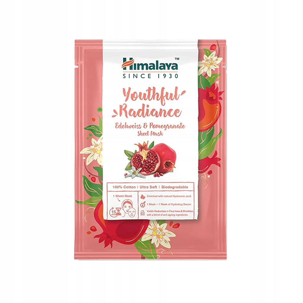 

Odmładzająca maska do twarzy z granatem Himalaya